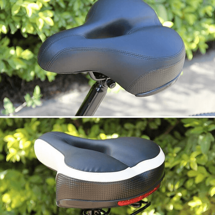 BIKIGHT Wide Big Road Mountain MTB Saddle Bike Bicycle Cycling Seat Soft Cushion - MRSLM