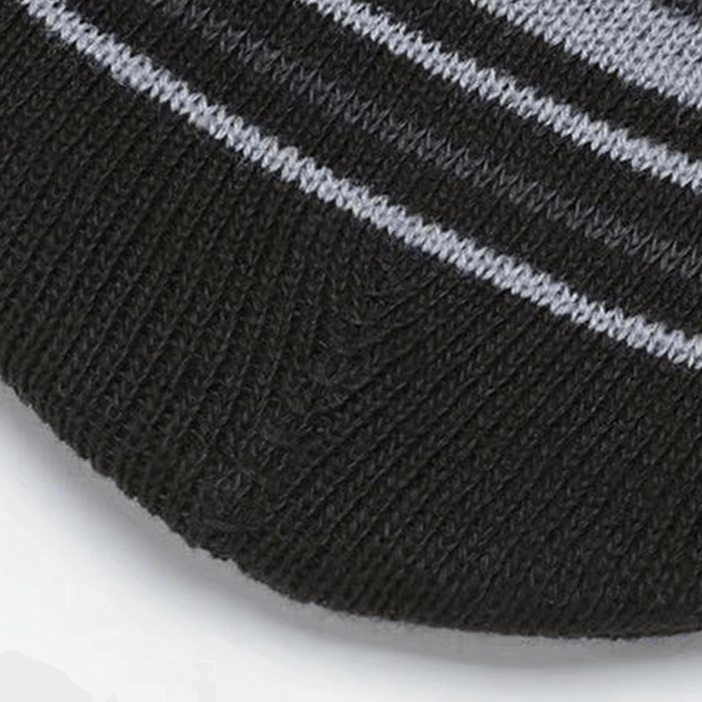 Unisex Colored Striped plus Velvet Thicken Warm Knitted Hat Autumn Winter Ear Protection Windproof Beanie Hat - MRSLM