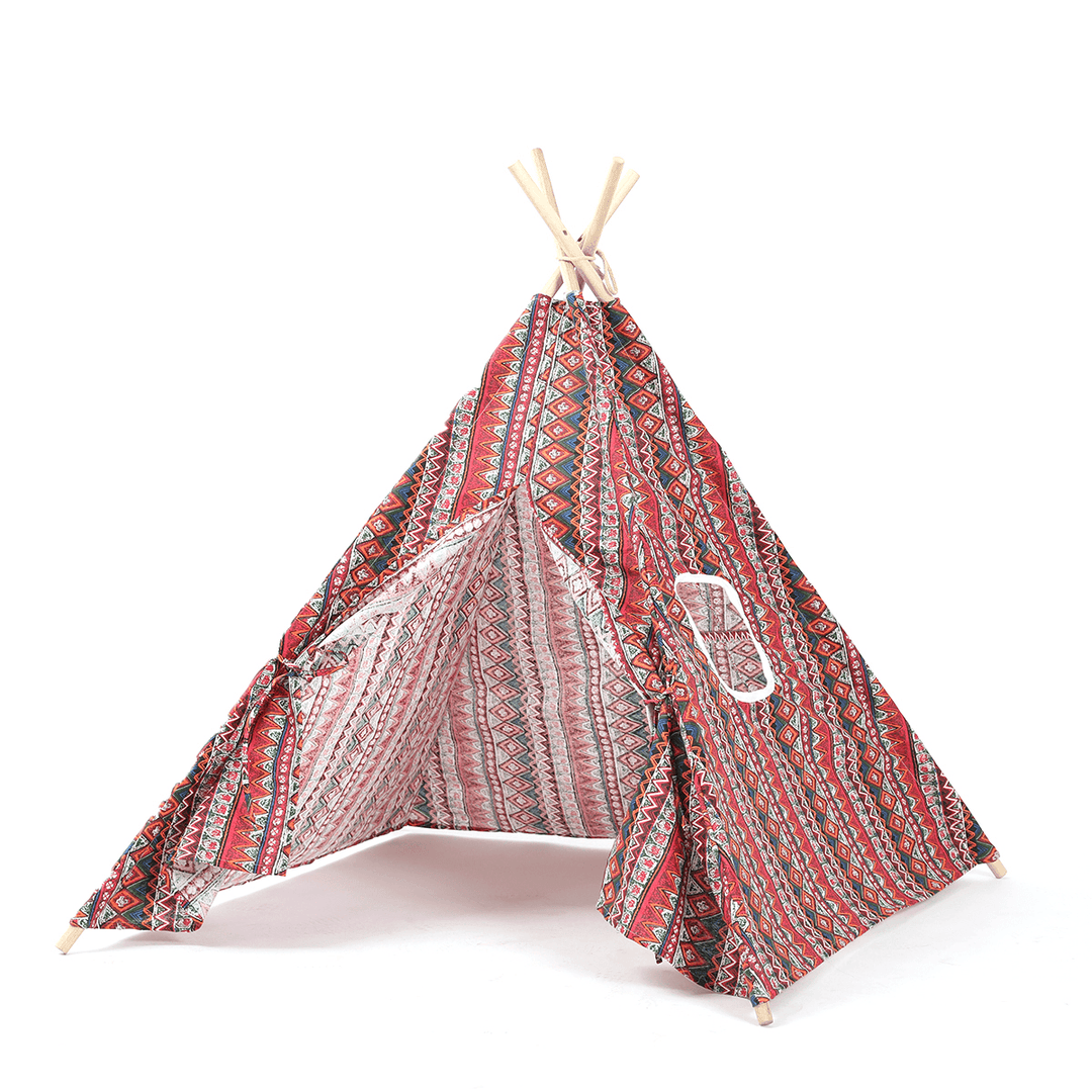 Indoor Foldable Teepee Kids Fun Portable Practice Trainer Tent Birthday Toys - MRSLM