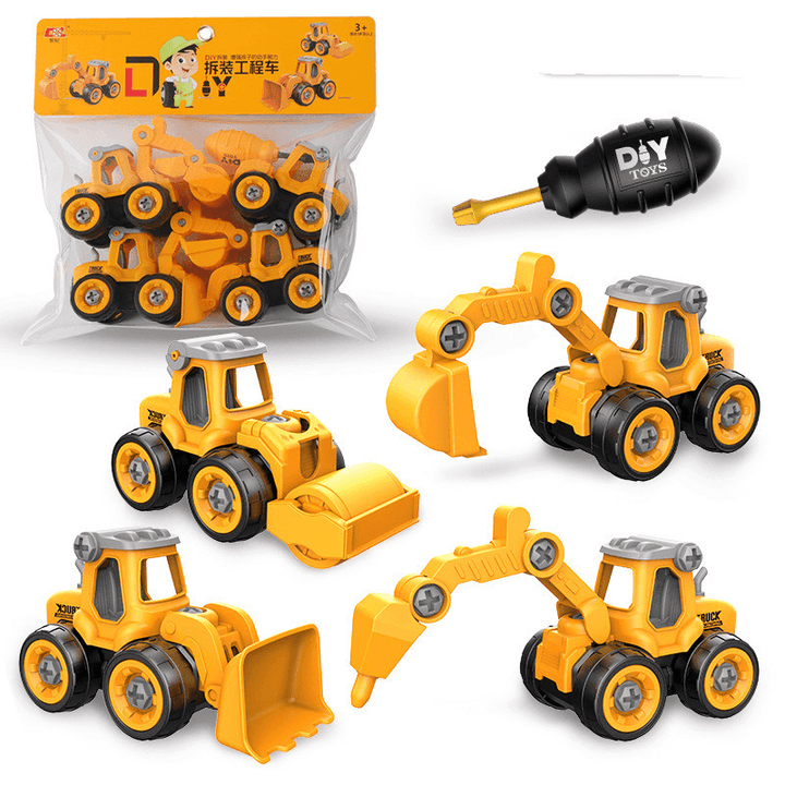 Children'S Disassembly and Assembly Engineering Vehicle Toy - MRSLM