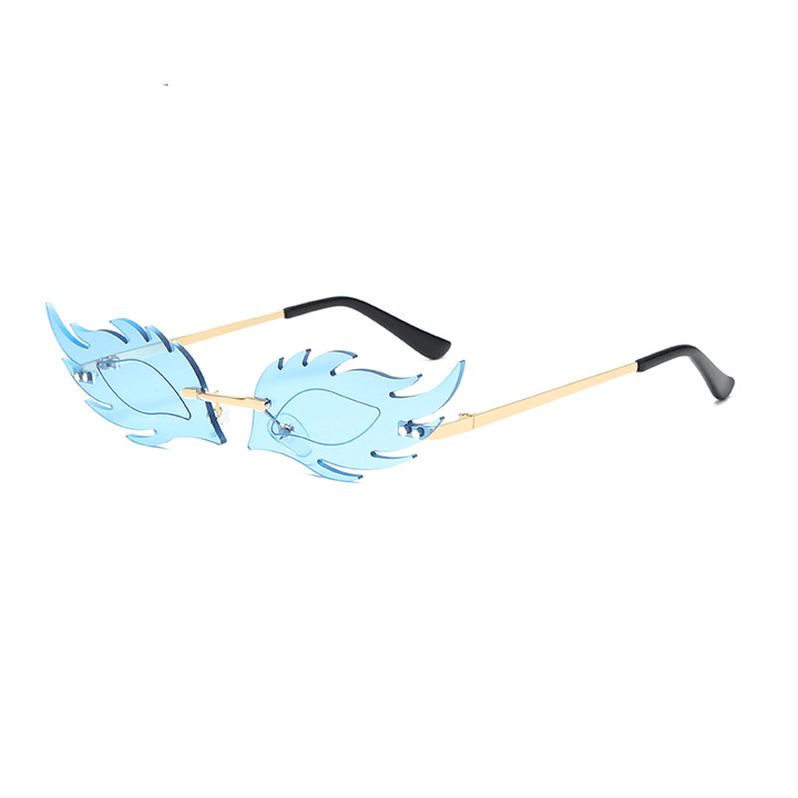 Metal Rimless Ladies Sunglasses Party Fashion Decoration Glasses Personalized Fox Head Sunglasses - MRSLM