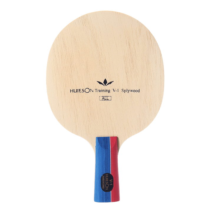 1 Pcs FL/CS Table Tennis Racket 5-Layer Pure Wood Training Table Tennis Floor Horizontal Racket Direct Racket - MRSLM