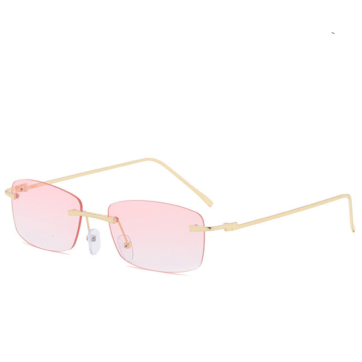 Fashion Rimless Cut-Edge Sunglasses Ocean Lens Sunglasses - MRSLM