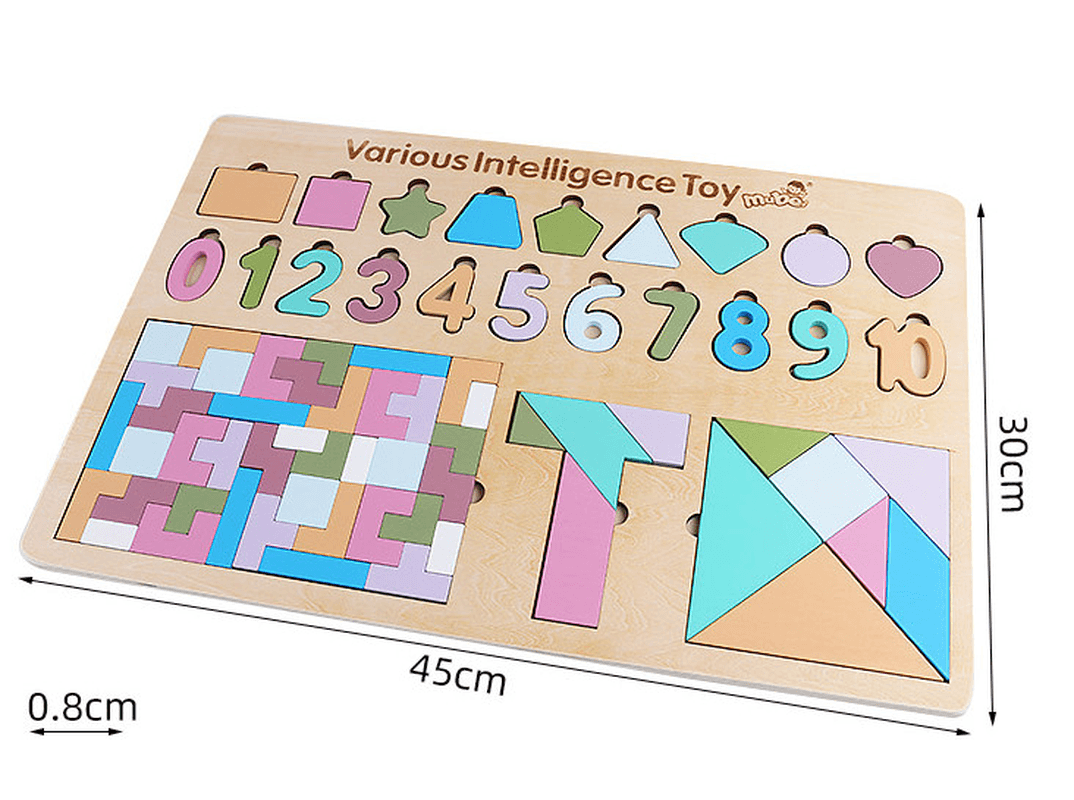 Children'S Educational Aids for Digital Cognition Multifunctional Puzzle - MRSLM