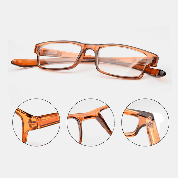 Unisex Hanging Neck Portable Easy Carry Elastic Expanding Legs Reading Glasses Presbyopia Glasses - MRSLM