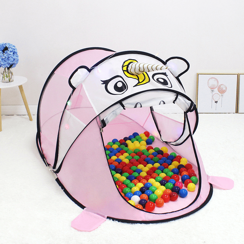 Ipree® Cartoon Kid Play Tent Beach Play Game Tent Ocean Ball Pool Folding Children Playhouse Gift Outdoor Garden Home - MRSLM