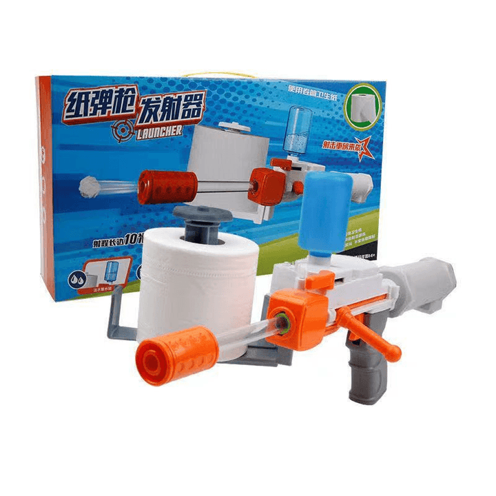 Children'S Toilet Paper Launcher Plastic Toy - MRSLM