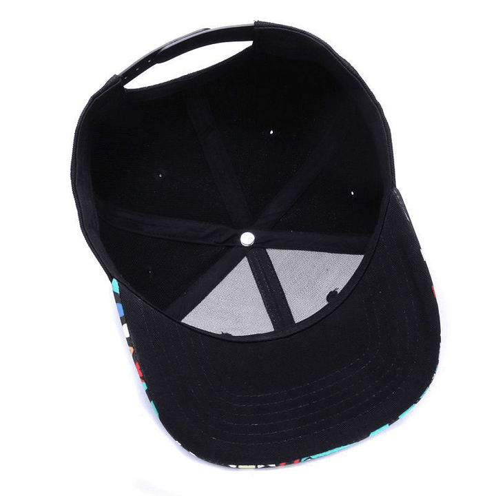 Men'S and Women'S Retro Embroidery Baseball Snapback Sports Cap - MRSLM