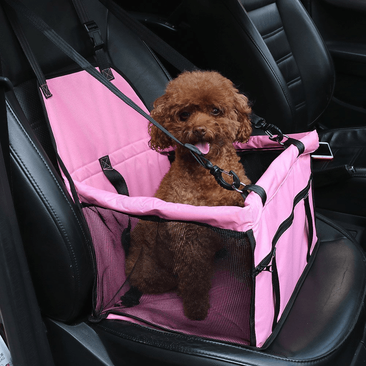 Foldable Pet Dog Car Seat Cover Safe Basket Protector Puppy Travel Pet Carrier Bag - MRSLM