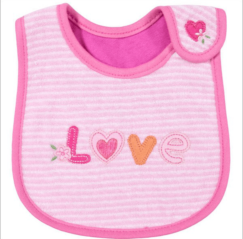 Baby Cartoon Bib Three-Layer Cotton Waterproof - MRSLM