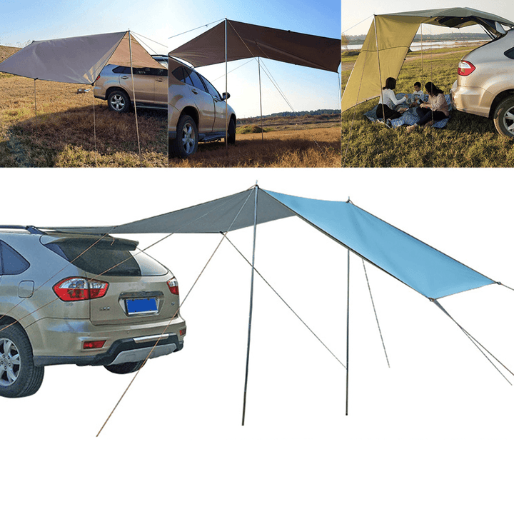 Car Side Awning Waterproof Uv-Proof Rooftop Tent Canopy for Outdoor Camping Travel - MRSLM