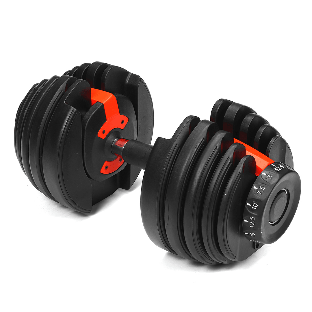 1 Pair Adjustable Dumbbells Strength Training Barbell Exercise Fitness Tools - MRSLM