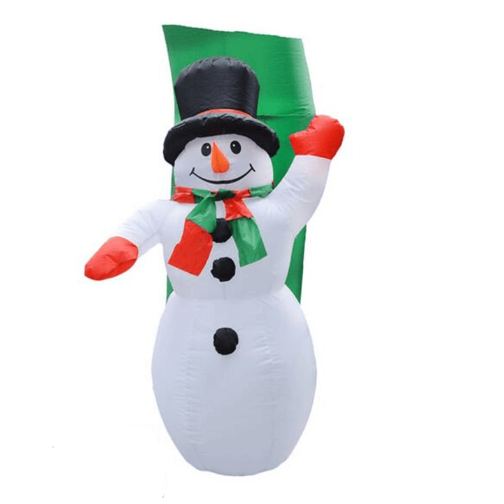 250Cm Huge Inflatable Christmas Arch Archwaysanta Snowman Indoor Outdoor Decorations - MRSLM