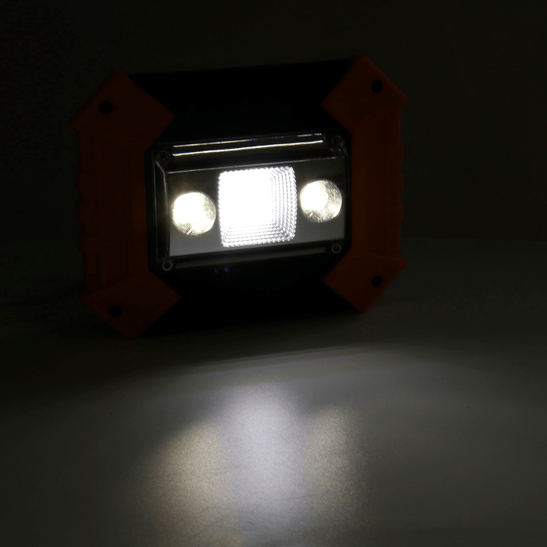 30W COB LED USB Work Light Spotlight Waterproof 5 Modes Flood Lamp Outdoor Camping Emergency Lantern - MRSLM