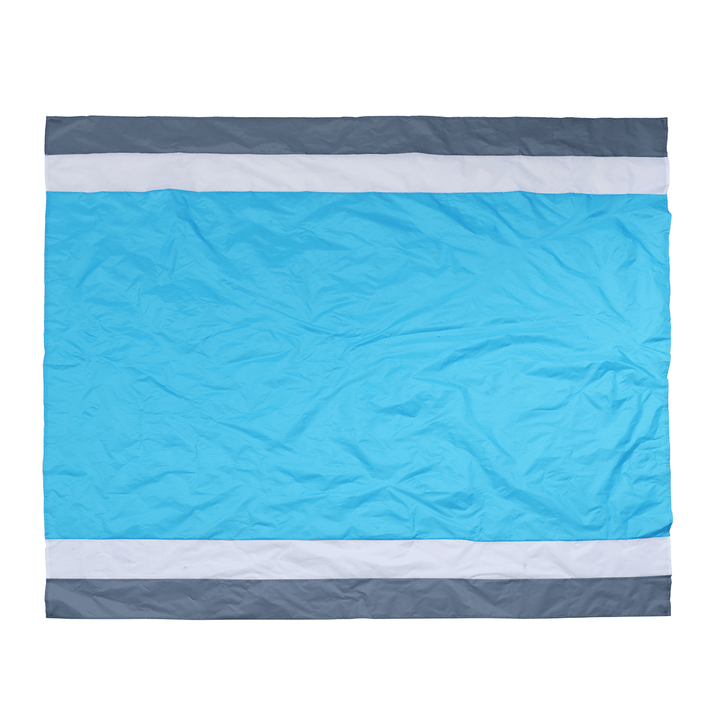 210X200Cm Waterproof Beach Blanket 4-6 Persons Lightweight Sand Resistant Beach Mat Picnic Mat with Storage Bag Peg for Camping Hiking - MRSLM