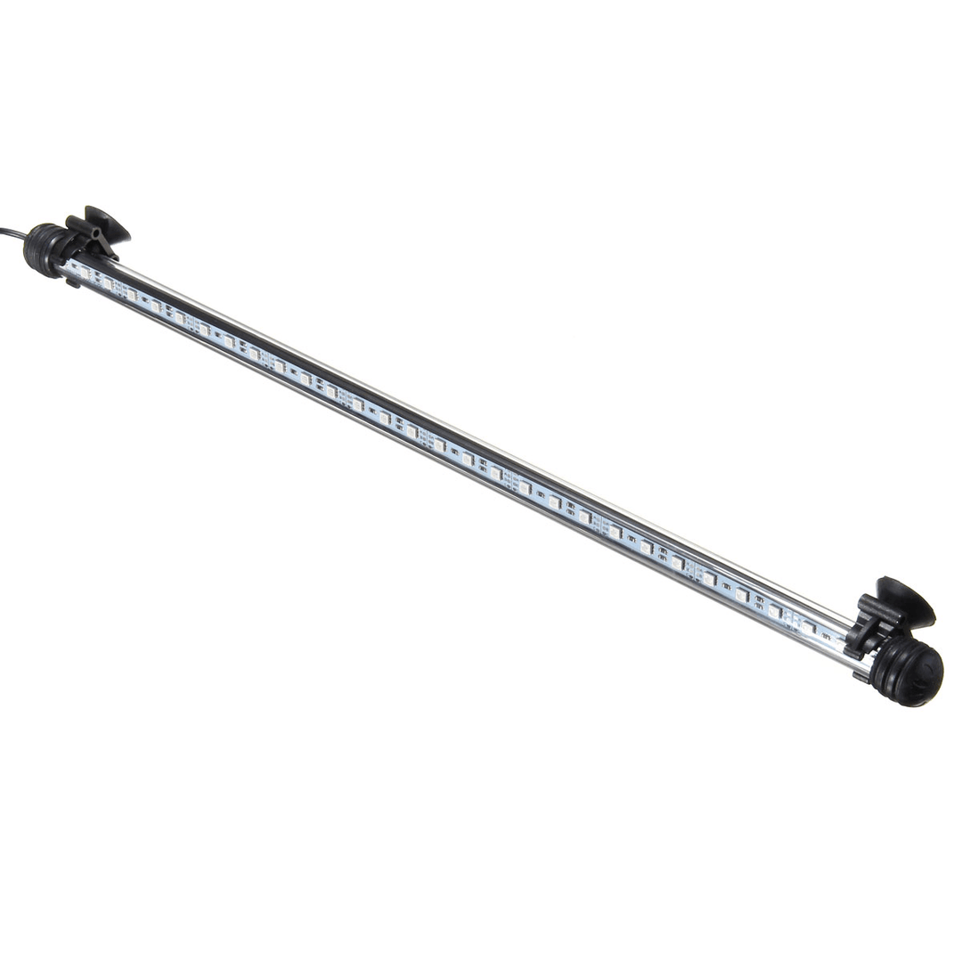 53CM RGB LED Aquarium Fish Tank Light IP68 Color Changing Bar Submersible Lamp + Remote Control AC110-240V - MRSLM