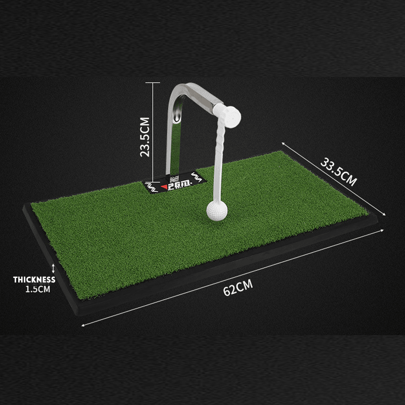 Professional Golf Swing Training Putting 360° Rotation Golf Practice Mat for Beginners - MRSLM