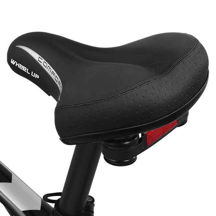 WHEEL up MTB Bike Seat Cushion Breathable Comfort Soft Bike Saddle Gel Leather Pad - MRSLM