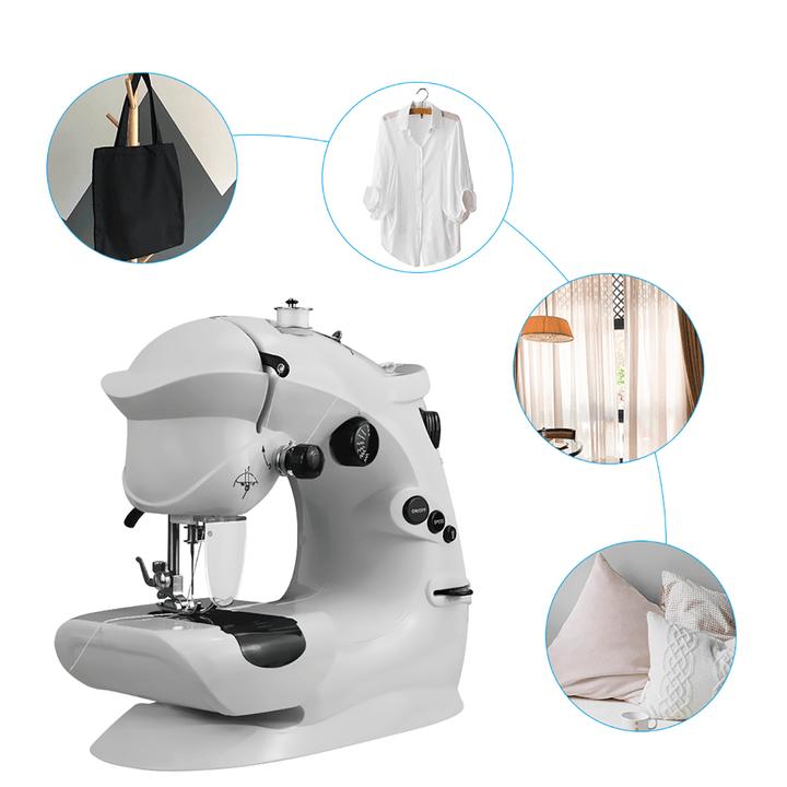 Portable Electric Sewing Machine Multipurpose Household 7 Stitched Pattern - MRSLM