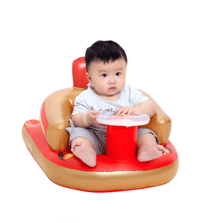 School Seat Dining Chair Baby Inflatable Sofa Eating Seat Portable Music Children Sofa - MRSLM