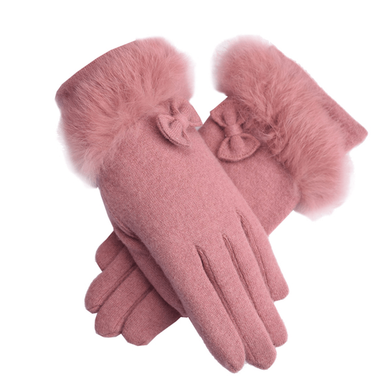 LYZA Women Warm Elegant Wool Gloves - MRSLM