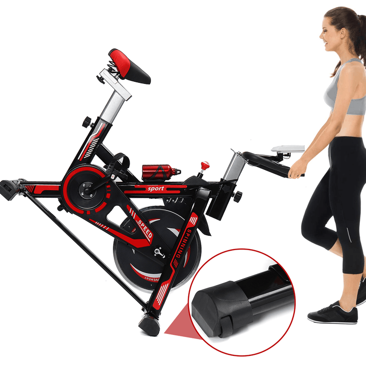 Multifunctional Aerobic Bike LED Display Cardio-Workout Home Cycling Bike Heavy Duty Spin Bike Indoor Fitness Equipment - MRSLM