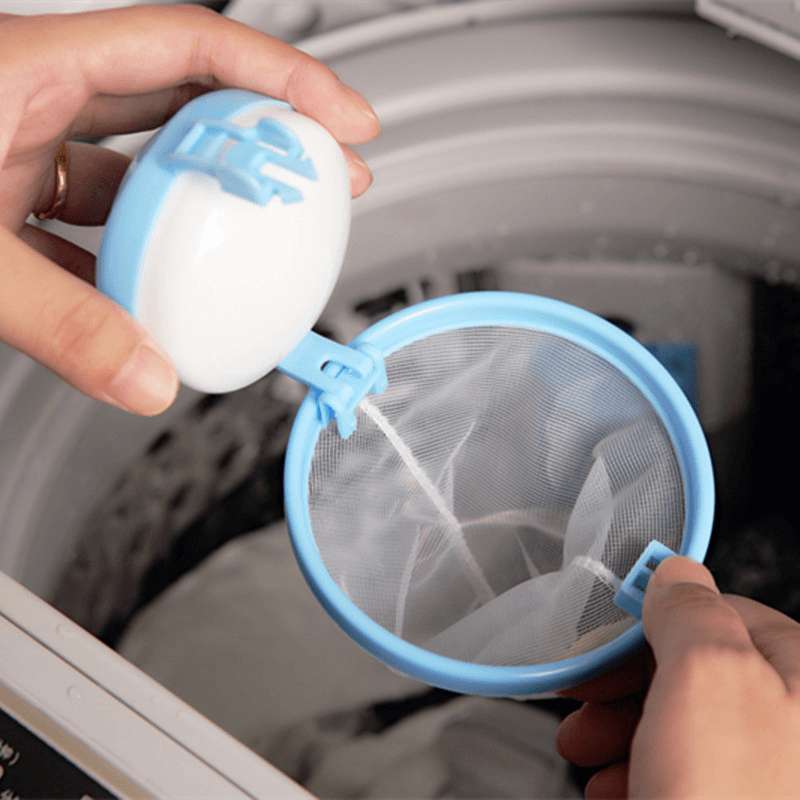 Honana BH-225 Mesh Laundry Filter Wool Washing Ball Hair Removal Device Magic Floating Washing Bag - MRSLM