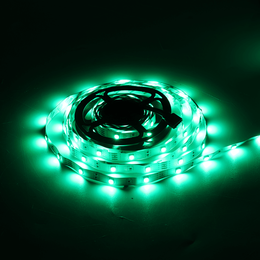 5M LED Light Strip Flexible Lamp 5050 SMD 44-Key Remote Controller RGB Colorful Changing String Lights Home Bedroom Lighting - MRSLM