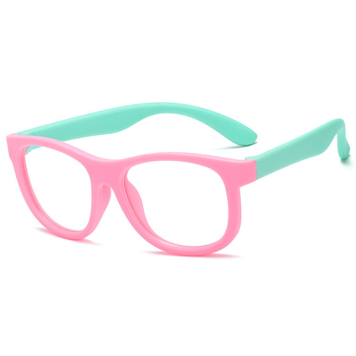 Boys and Girls anti Blue Glasses Children'S anti UV Flat Glasses - MRSLM