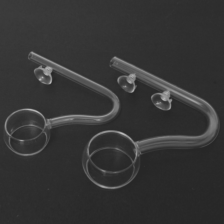 Aquarium Glass Outflow & Inflow Spin Filter Lily Pipe 12Mm 16Mm Tube + 1/2 Suction Cup - MRSLM