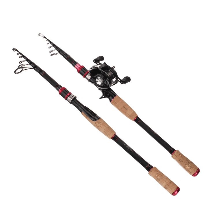 Zanlure 1.98/2.1/2.4/2.7M Fishing Rod Telescopic Lightweight Carbon Fiber Spinning Fishing Pole - MRSLM