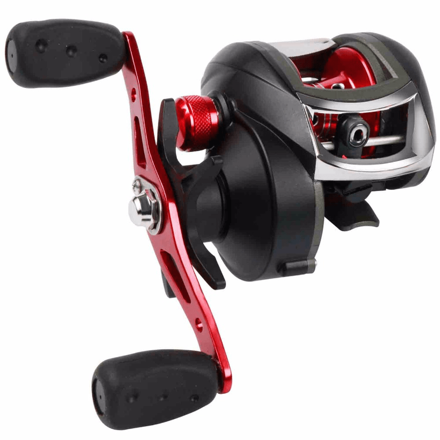 ZANLURE LA200 8.1:1 12+1BB Fishing Reel Left/Right Hand Max Drag 20LB Baitcasting Wheel - MRSLM