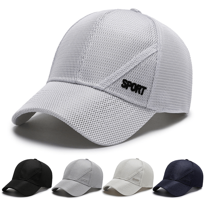 Hat Men'S Baseball Cap Women'S Mesh Sports Running Breathable - MRSLM