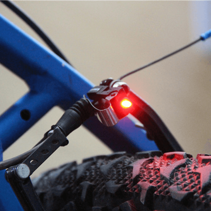 Mini Travel Wheel Spokes Bike Brake Light Mountain Road Bicycle Led Light Real Cycling Accessories - MRSLM