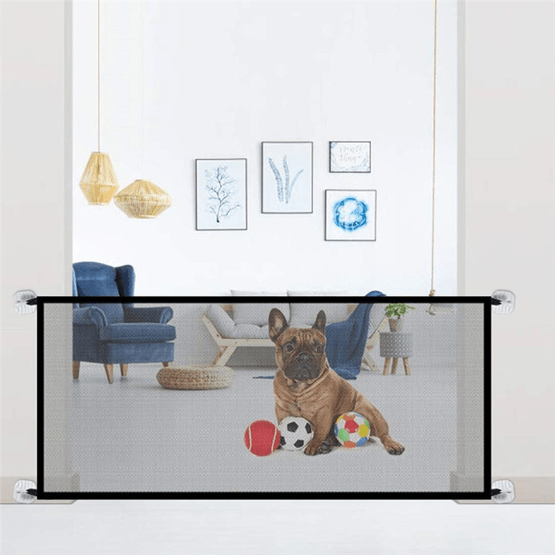 Pet Barrier Fences Portable Folding Mesh Dog Gate Pet Separation Safety Guard Isolated Fence - MRSLM