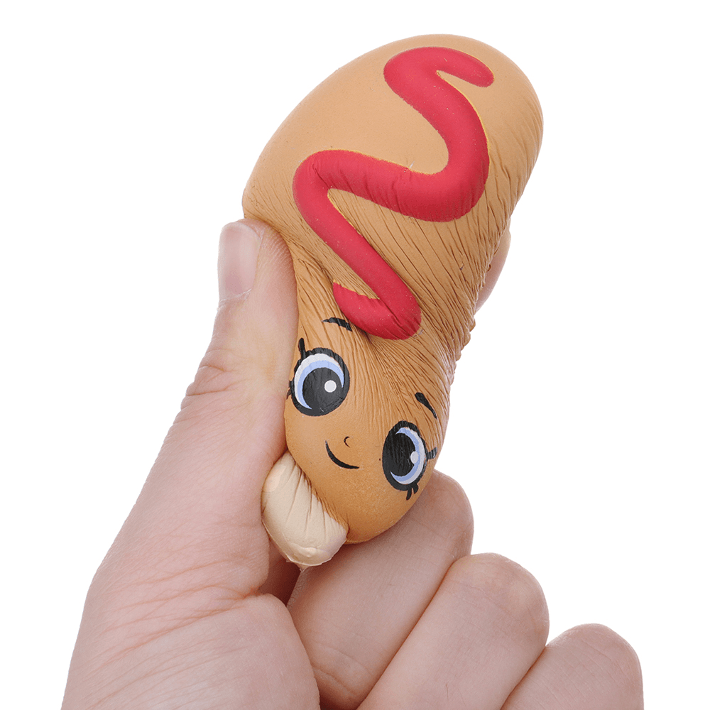 Hot Dog Squishy 8CM Slow Rising with Packaging Collection Gift Soft Toy - MRSLM