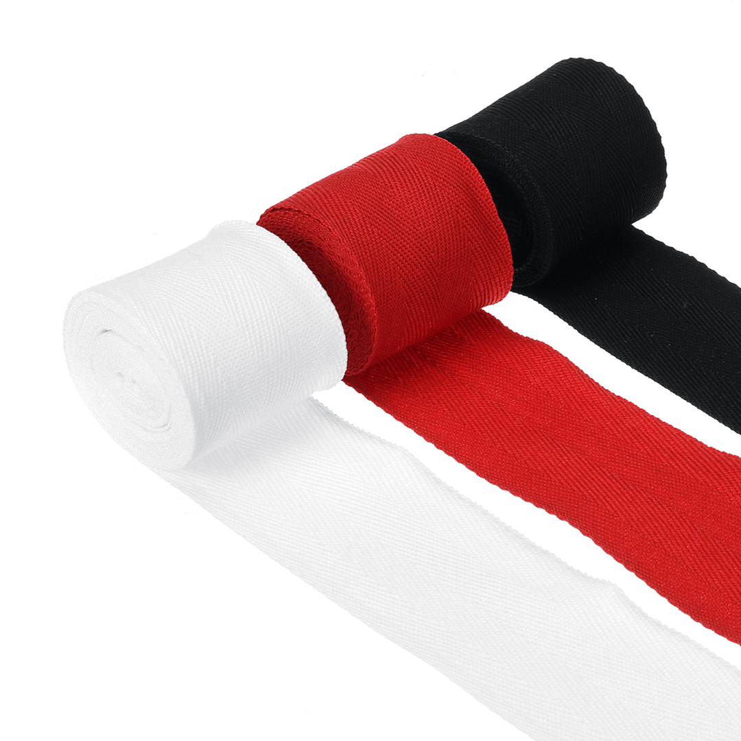 2PCS 3M Length 5CM Width Boxing Hand Wraps MMA Muay Thai Kick Boxing Handwraps for Training Bandages Breathable - MRSLM