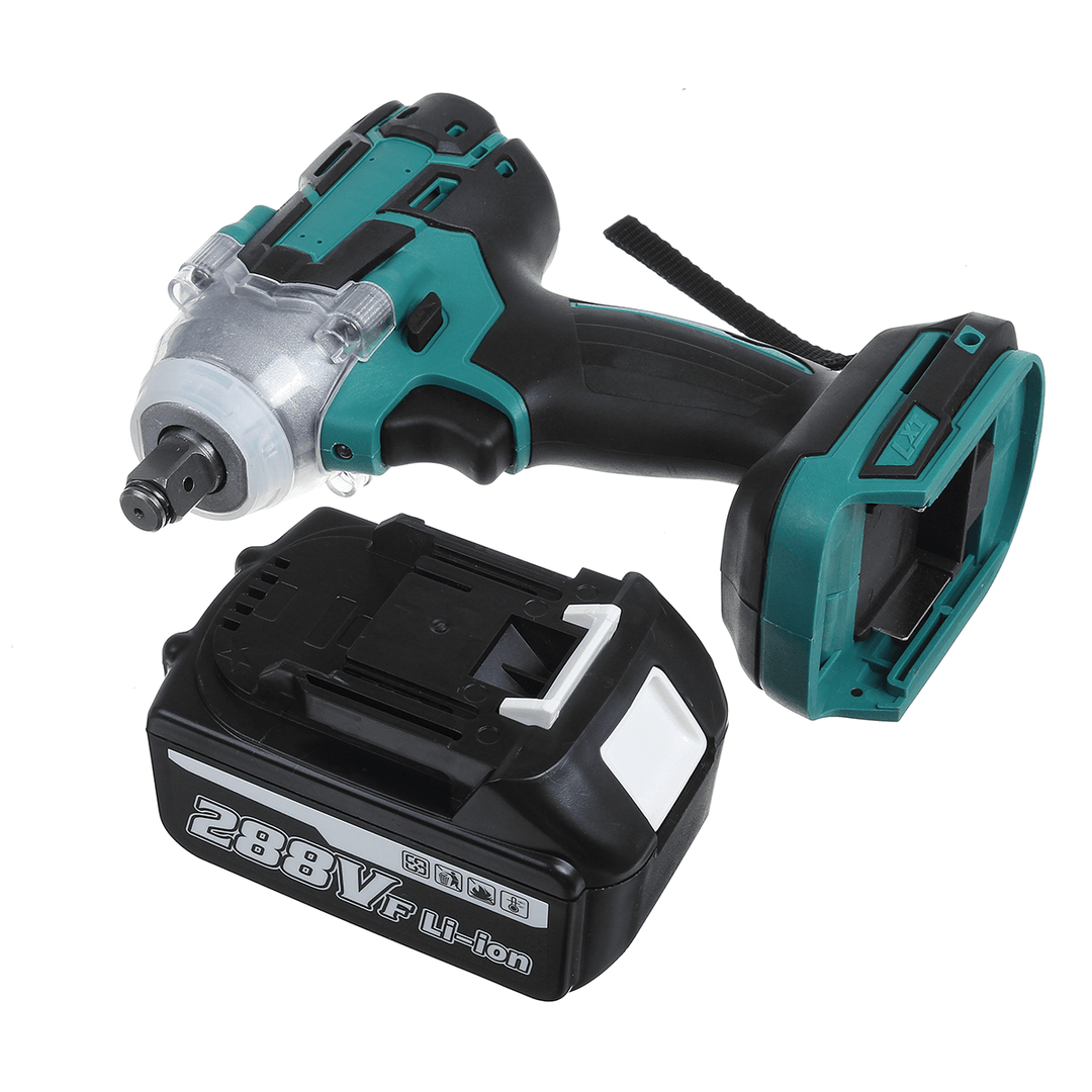 VIOLEWORKS 288VF 1/2'' Electric Cordless Brushless Impact Wrench with 1/2 Battery - MRSLM