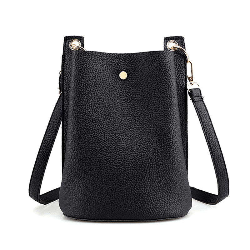 Women PU Leather Cute Phone Bag Trendy Mini Crossbody Shoulder Bag - MRSLM