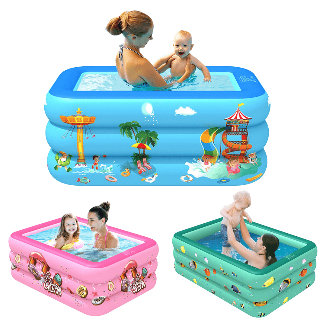 Inflatable Swimming Pool Family Swimming Pool Children Pool Outdoor Water Play Kids Toys - MRSLM