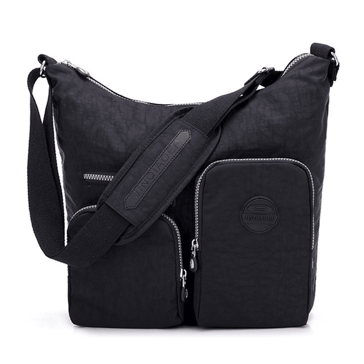 Women Nylon Leisure Waterproof Shoulder Bag Crossbody Bag - MRSLM