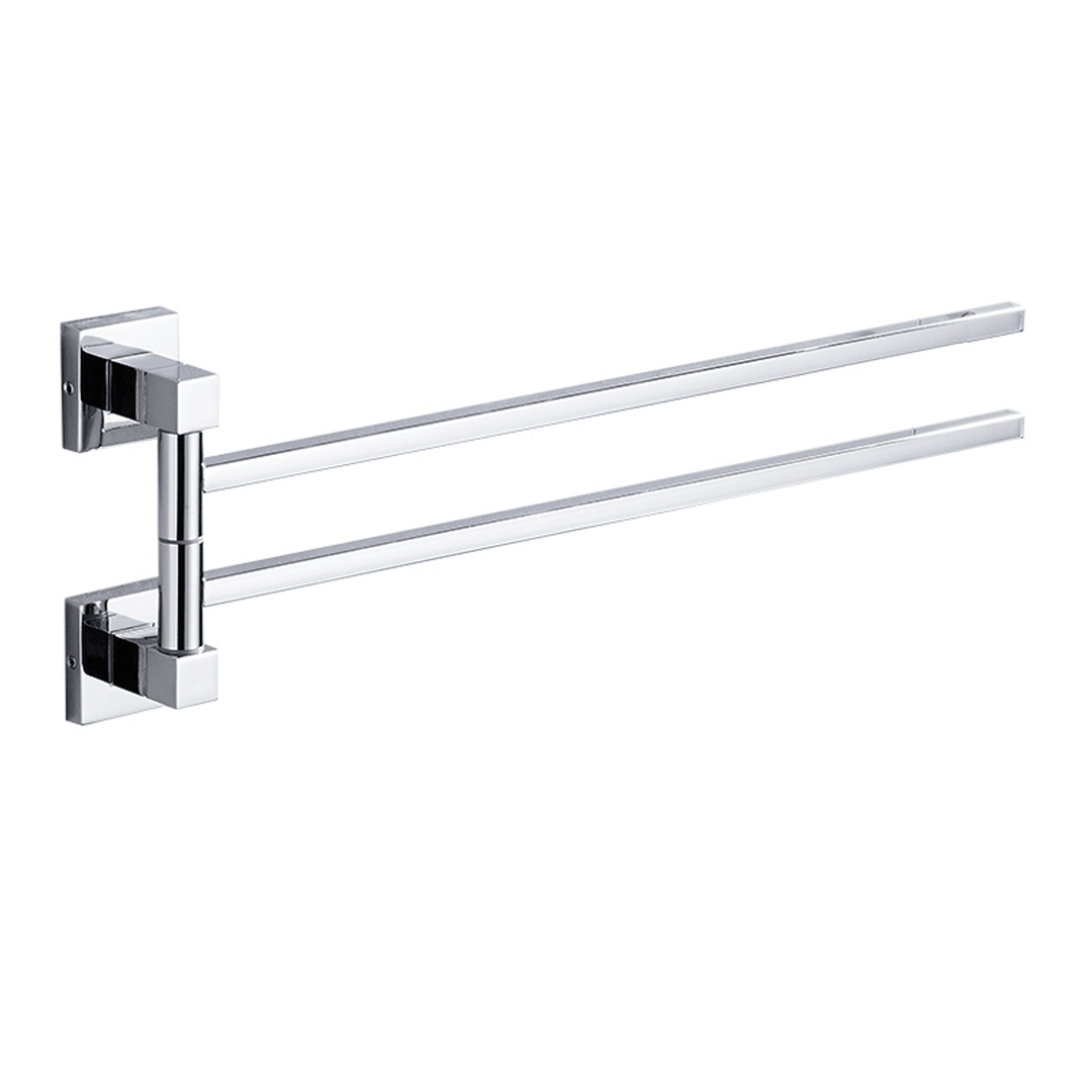 2/3/4 Poles Stainless Stainless Steel Rotating Towel Rack Bath Rail Hanger Towel Holder - MRSLM