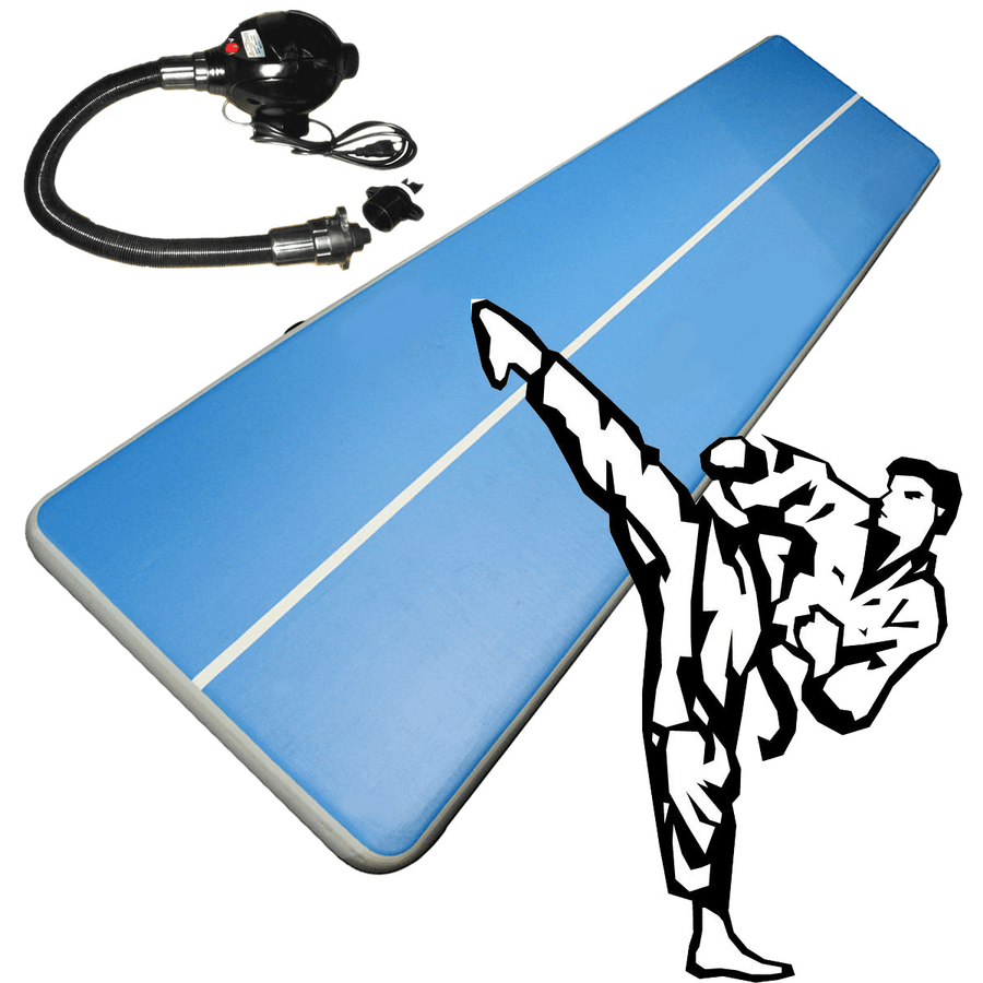 157X79X8Inch Airtrack Gymnastics Mat Inflatable GYM Air Track Mat Gym Mat Tumbling Cheerleading Pad - MRSLM