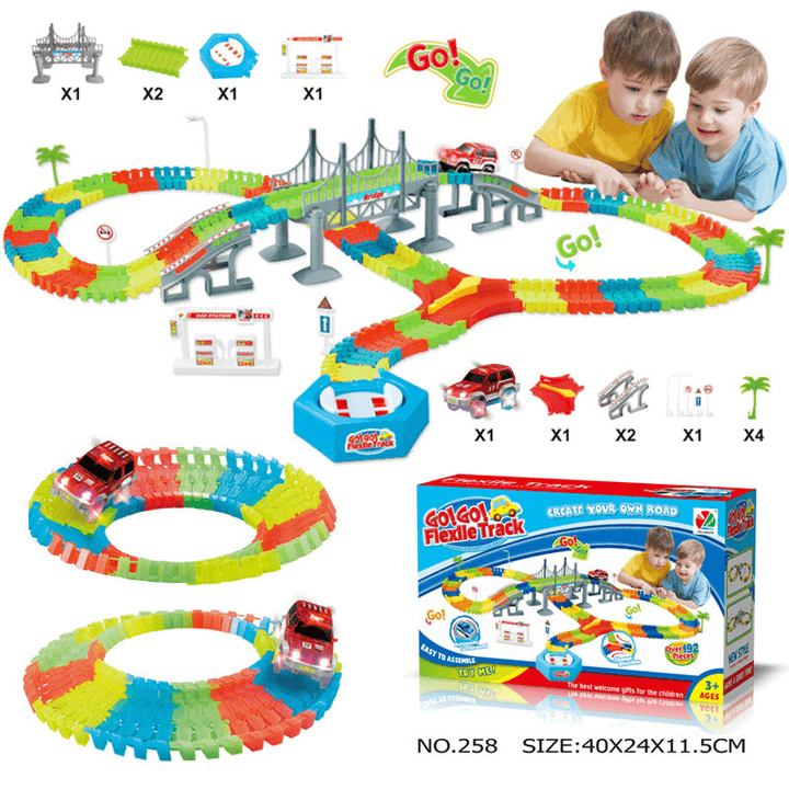 Children'S Electric Track DIY Assembling Toys - MRSLM