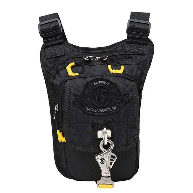 Men Waterproof Sport Riding Climbing Crossbody Chest Leg Bag - MRSLM