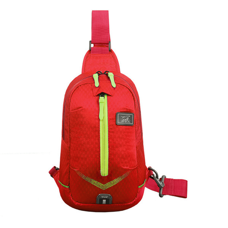 Light Weight Waterproof Chest Bags Men Women Outdooors Travel Luminous Shoulder Bag Running Hiking Bags - MRSLM