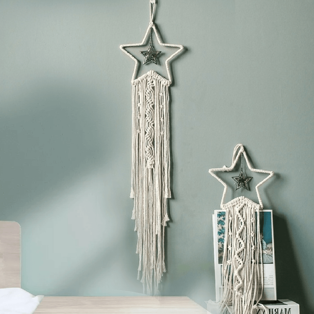 Hand-Woven Tassel Pendant Girl Baby Room Wall Hanging Decoration Bohemia Style for Home Decor Accessories - MRSLM