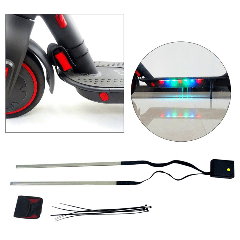 BIKIGHT Colorful Strip Light for M365 / Pro Electric Scooter 3 Modes Scooter Chassis Light Night LED Strip Light - MRSLM