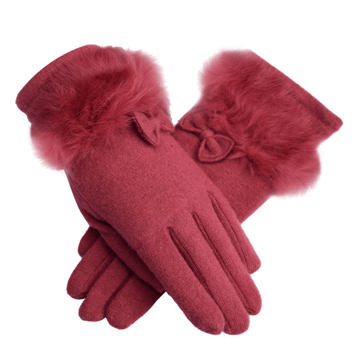 LYZA Women Warm Elegant Wool Gloves - MRSLM