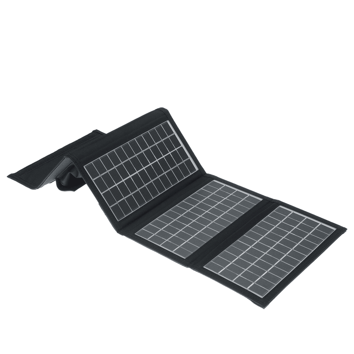 21W PET Foldable Sunpower Solar Panel Charger Solar Power Bank Backpack Camping Hiking - MRSLM